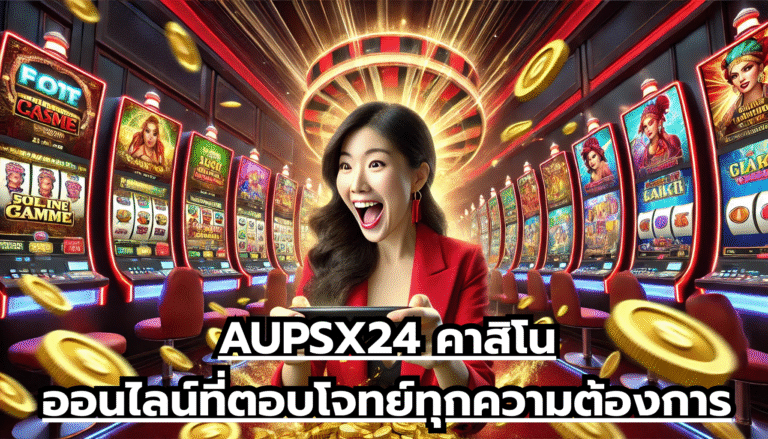 AUPSX24 คาสิโนออนไลน์ที่ตอบโจทย์ทุกความต้องการ