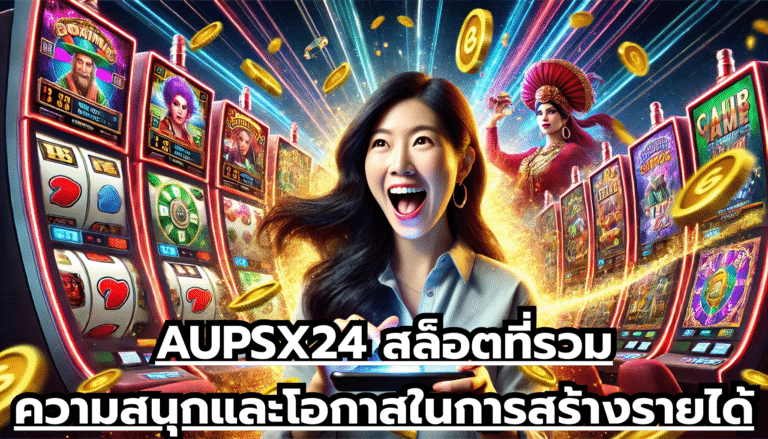 AUPSX24 สล็อตที่รวมความสนุกและโอกาสในการสร้างรายได้