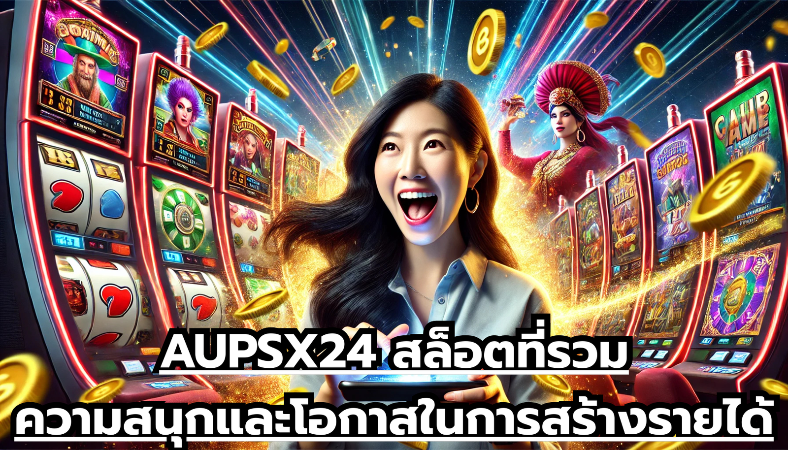 AUPSX24 สล็อตที่รวมความสนุกและโอกาสในการสร้างรายได้