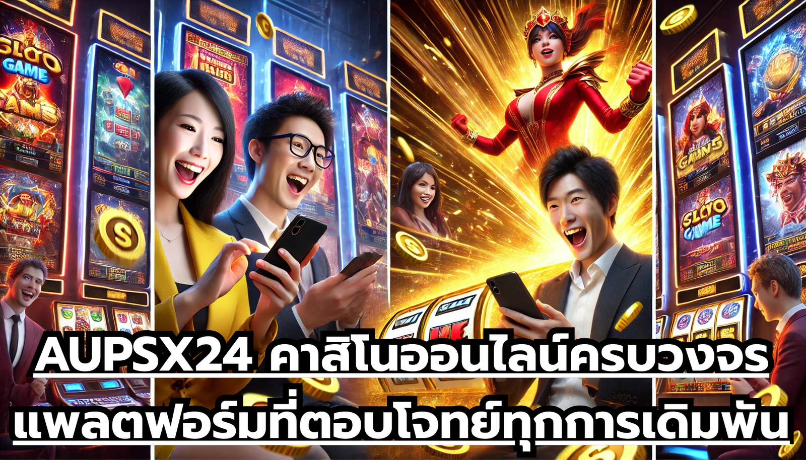 AUPSX24 คาสิโนออนไลน์ครบวงจร แพลตฟอร์มที่ตอบโจทย์ทุกการเดิมพัน