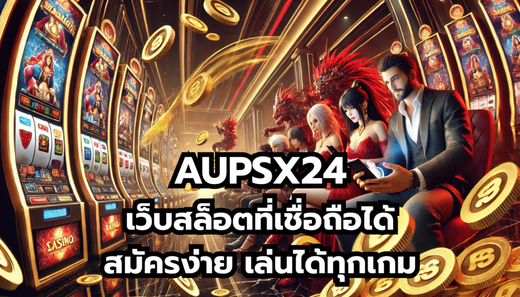 AUPSX24 เว็บคาสิโนออนไลน์ที่เชื่อถือได้ สมัครง่าย เล่นได้ทุกเกม