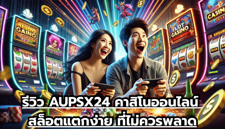 รีวิว AUPSX24 คาสิโนออนไลน์ สล็อตแตกง่าย ที่ไม่ควรพลาด